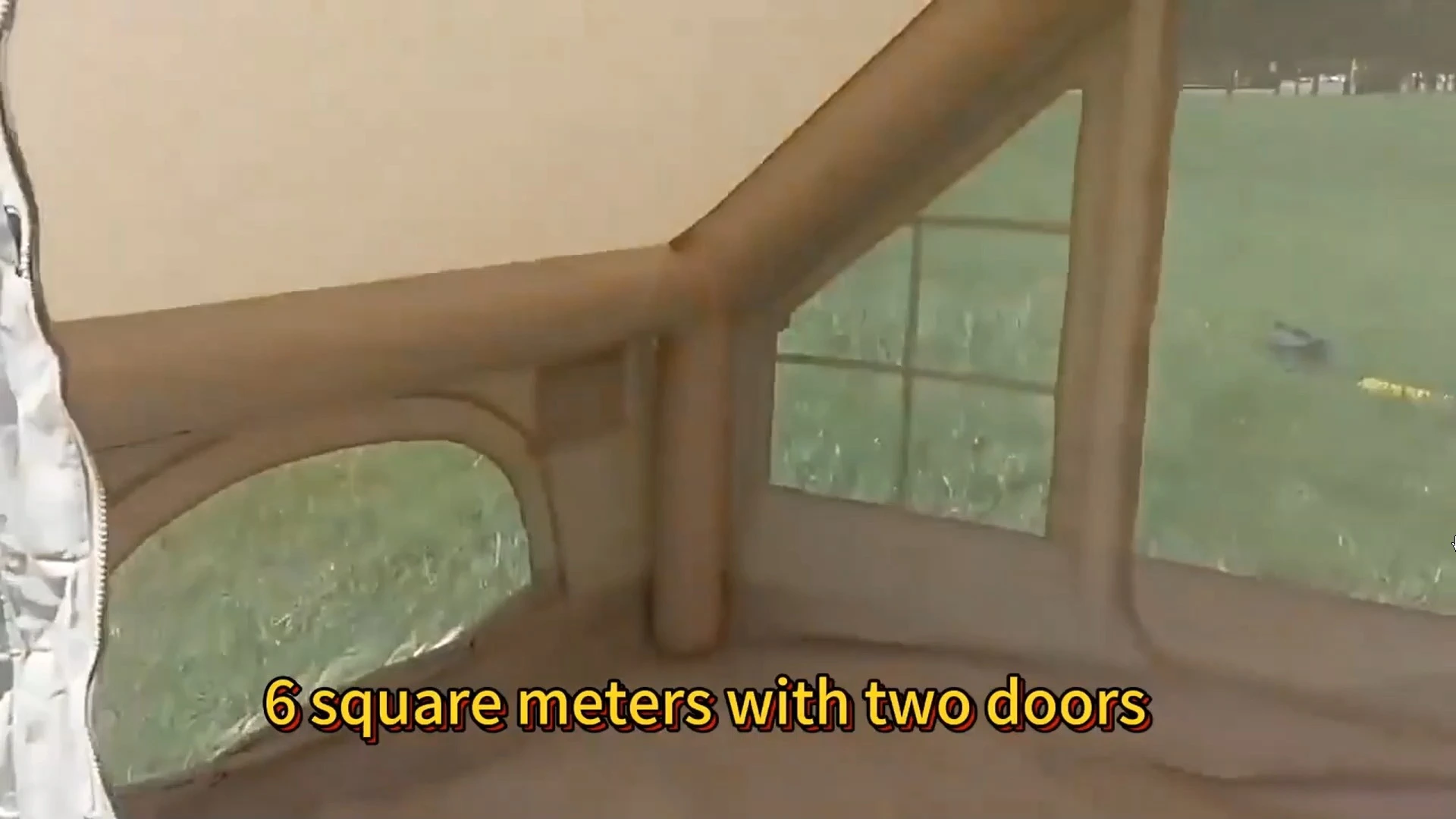 6.3 ㎡ Inflatable Tent Outdoor Tents Newest Design Waterproof Oxford Inflatable Air Outdoor Camping Tent 1