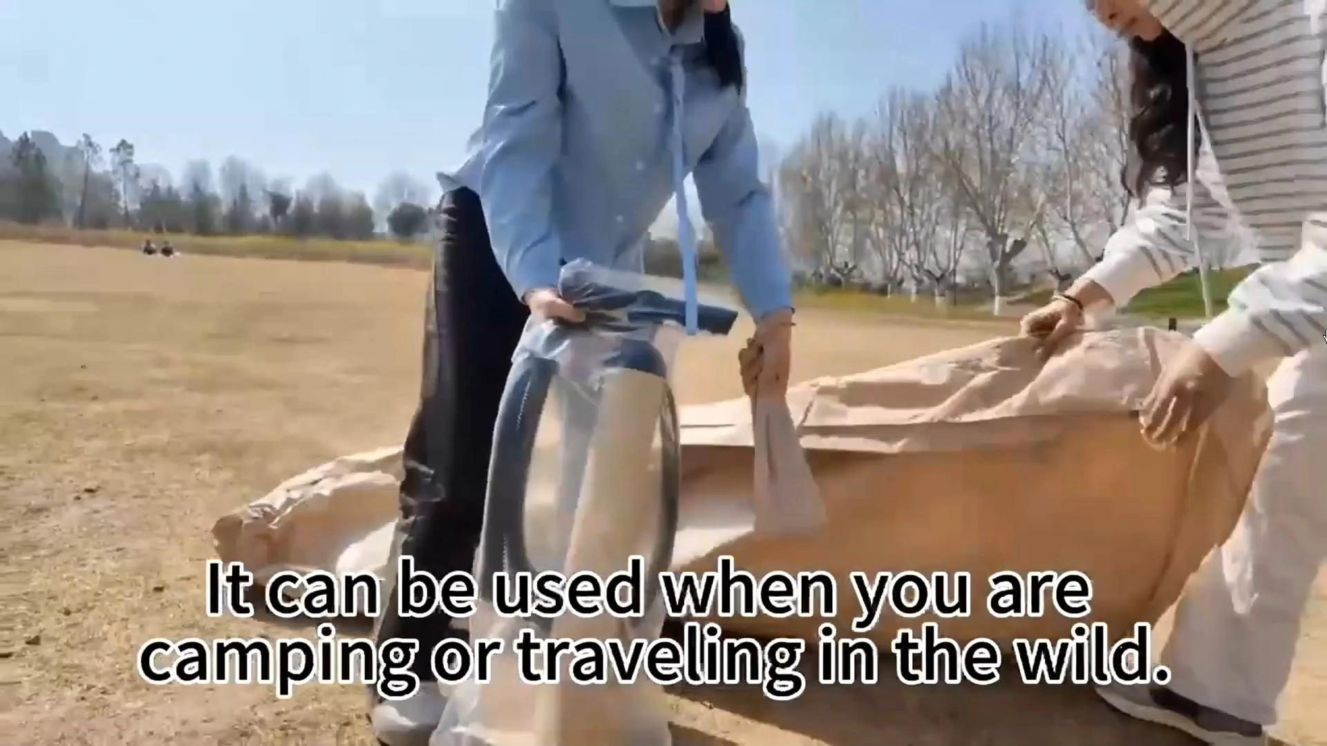 خيمة تخييم قابلة للنفخ تتسع لـ 12 شخصًا بتخفيضات ساخنة وبسعر منخفض، بمساحة 6.3 متر مربع و7.5 متر مربع و12 متر مربع، مصنوعة من قماش أكسفورد 420d، وتتكون من غرفتين، خيمة تخييم قابلة للنفخ بالهواء 1