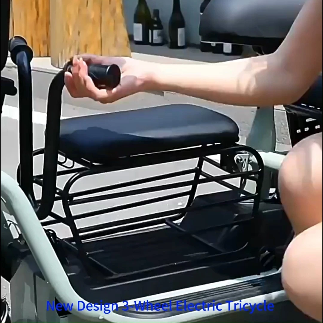 DomeRide Compact 48v Electric Trike for Urban Use 120x60x60cm 40kg Open Body with Front/Rear Shock Absorbers 1