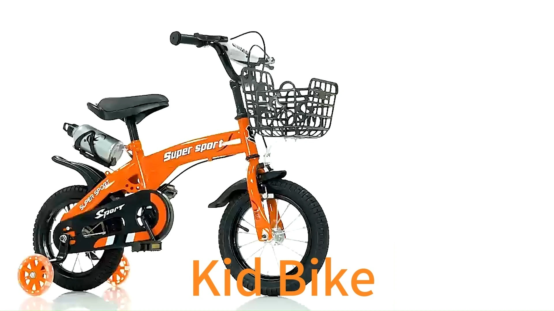 DomeRide 12 Inch Steel Frame Road Bike Kids Brake Line Ordinary Pedals Single Speed Adjustable Saddle Plastic Training Wheels High Carbon 1