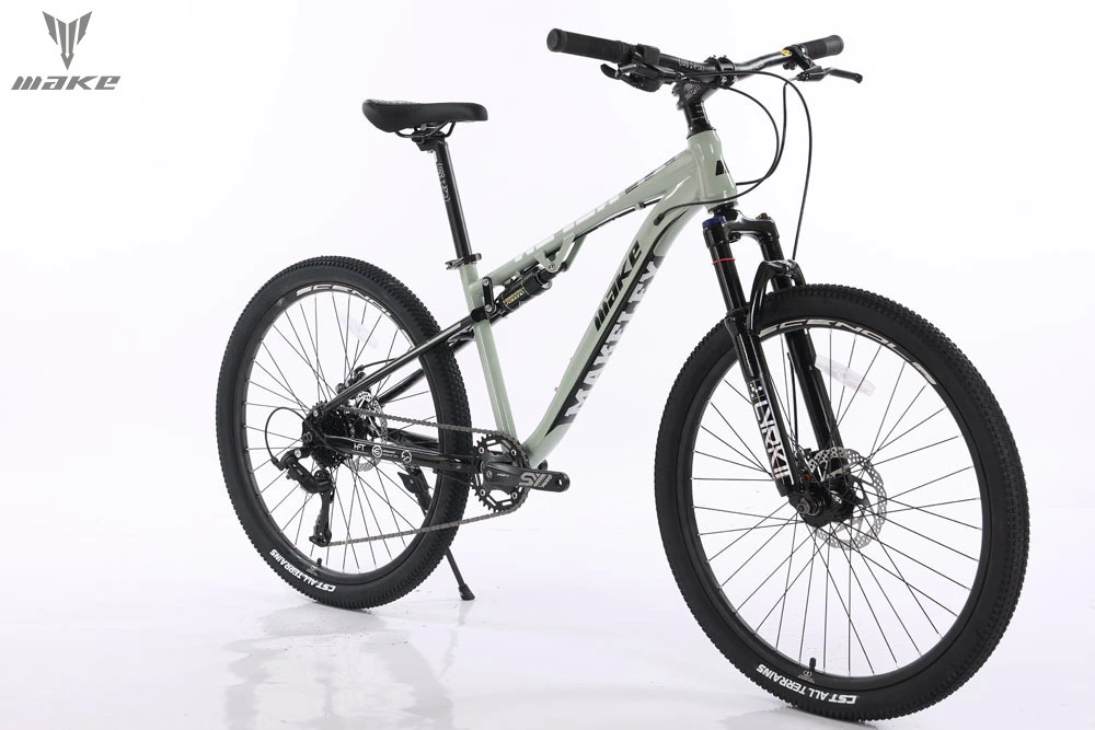 Mountain bike adult suspension high carbon steel suspension frame 1 * 9-speed disc brake 1