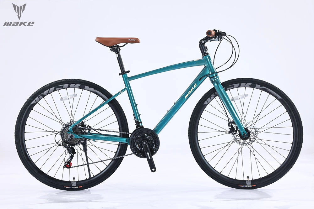 ألومنيوم سبيكة دراجة الطريق مستقيم مقبض 700C Shimano 21 السرعة قرص الفرامل 1