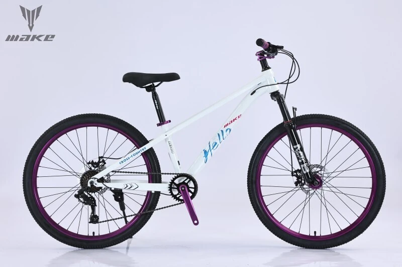 Slope mountain bike adult suspension high carbon steel frame with sound wheels 1 * 8-speed disc brake 1