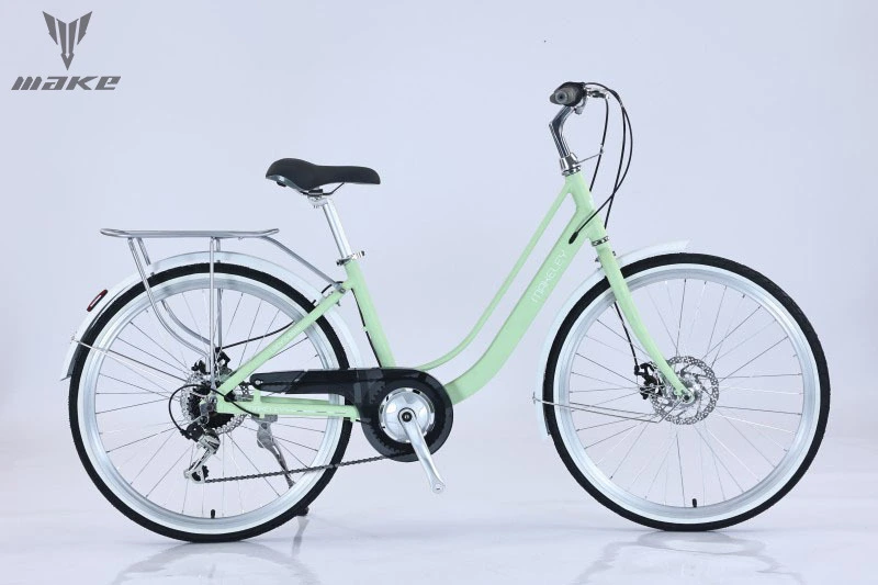City Bike Women's Adult Bicycle Aluminum Alloy Frame 24/26 inch 7-speed Shimano 1