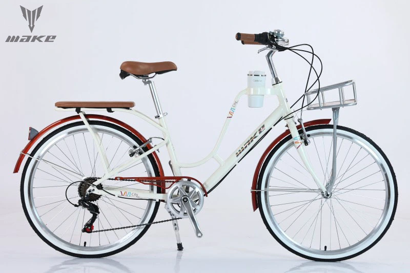 City Bike Women's Adult Bicycle Aluminum Alloy Frame 24/26 inch 7-speed Shimano1 1