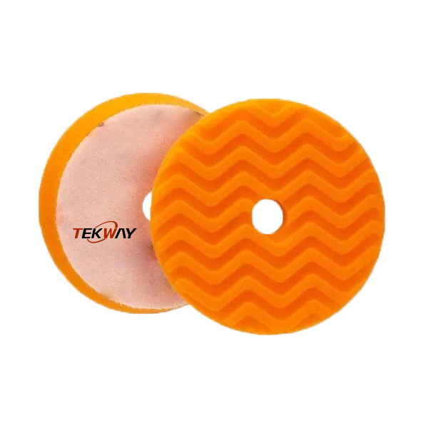 Tampons de polissage de 6 pouces, 5 pièces de 6,5 pouces pour plaque de support de 150 mm, kit de tampons de polissage et de coupe 2