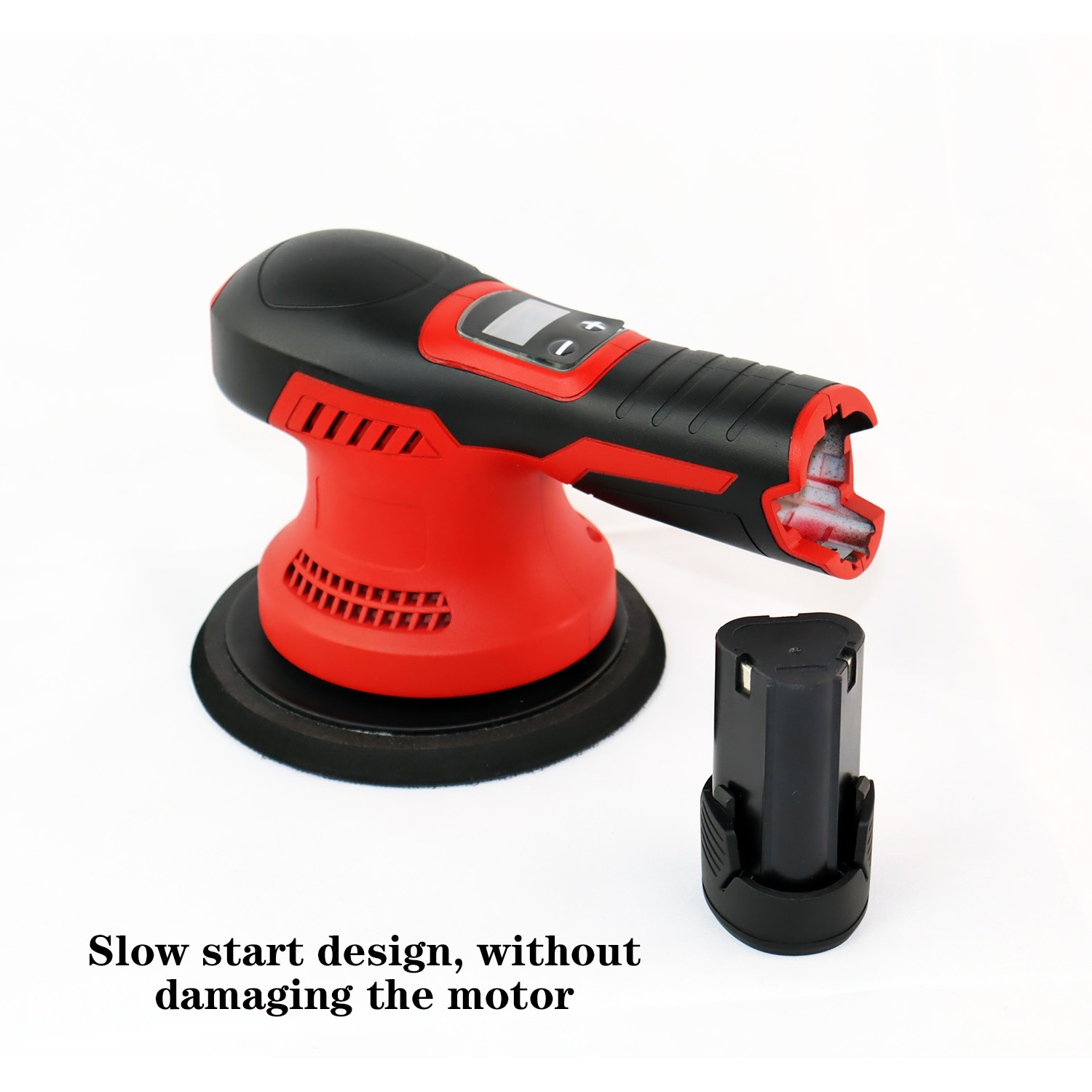 TEKWAY Four-pole motor Car Polishing Machine 6 speed control & constant speed Electric Cars Polish Machines - Tekway 4