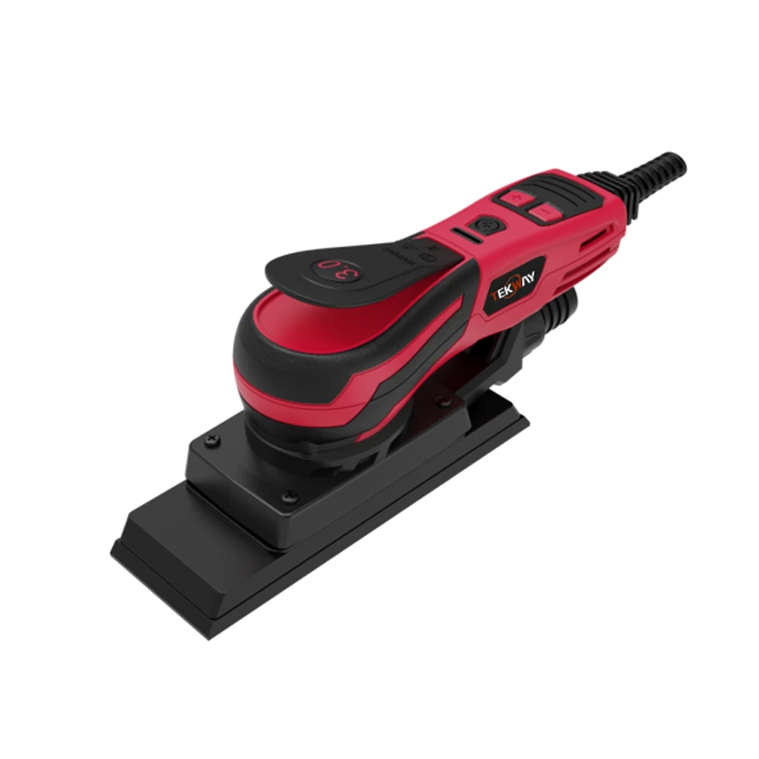TEKWAY Brushless Sheet Sander Electric 3mm Orbital 350W Multi-function 10000RPM Variable Speed Corded Orbital Sanders 1