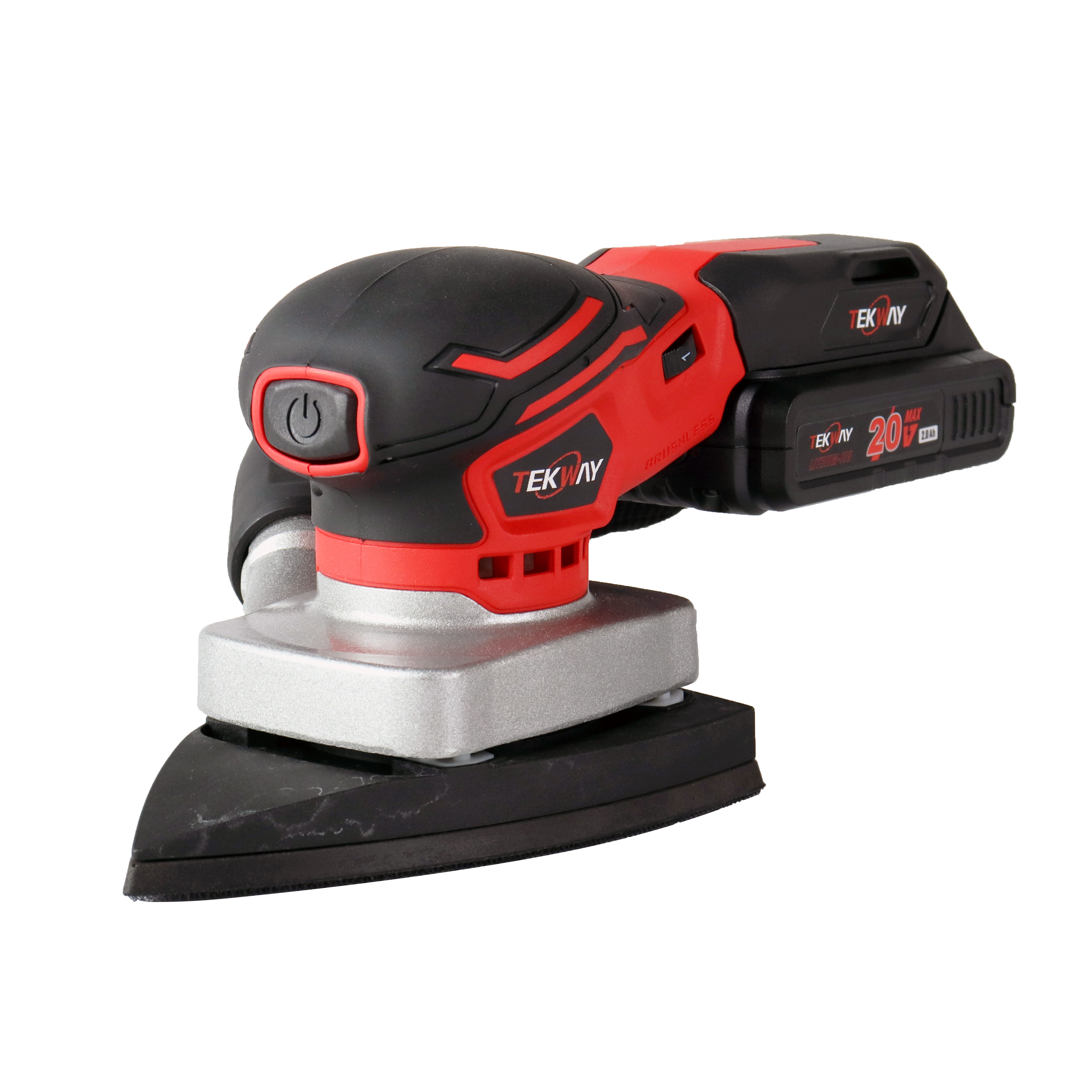 Best TEKWAY 18V Brushless Sheet Orbital Finishing Sander Company - Tekway 6