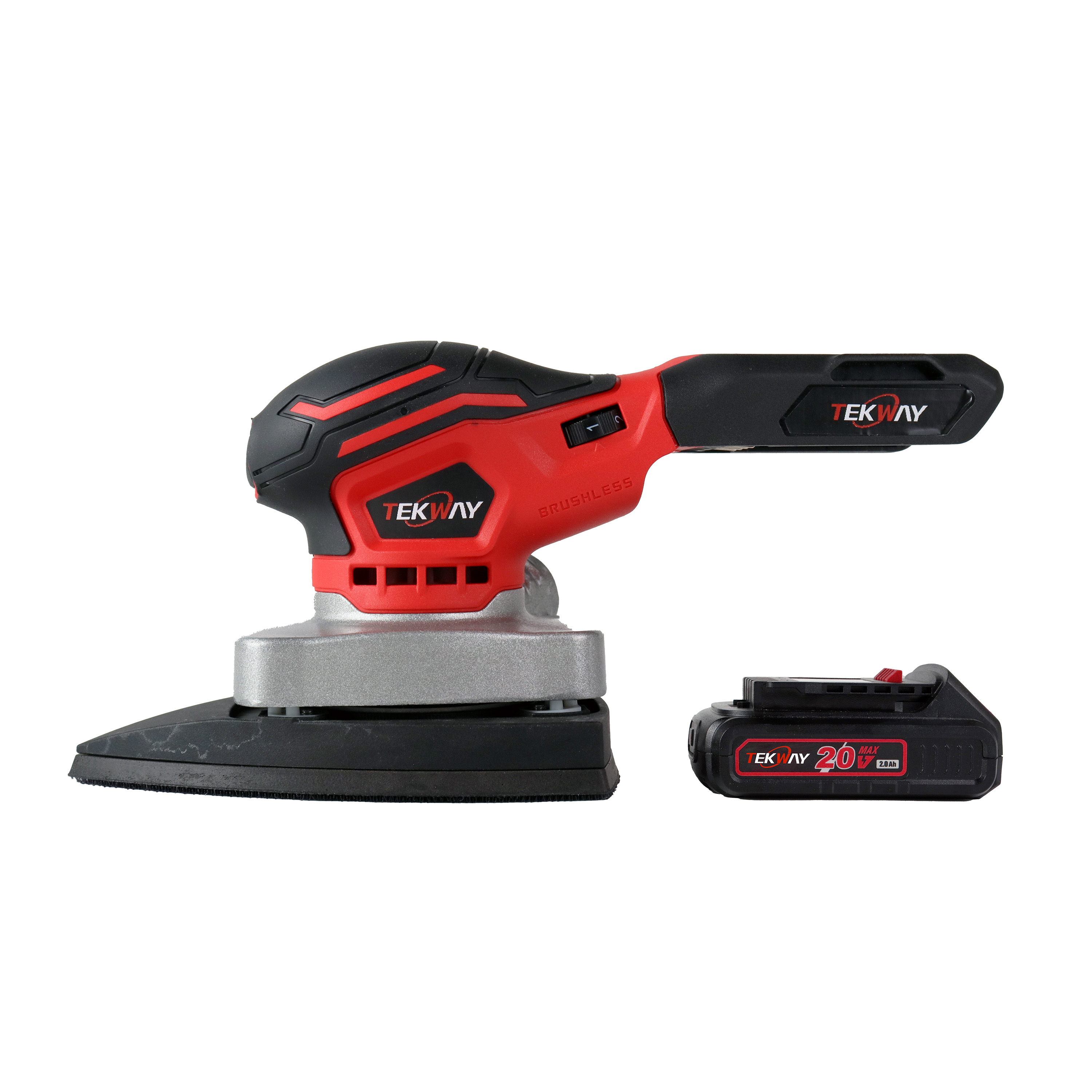 Best TEKWAY 18V Brushless Sheet Orbital Finishing Sander Company - Tekway 5