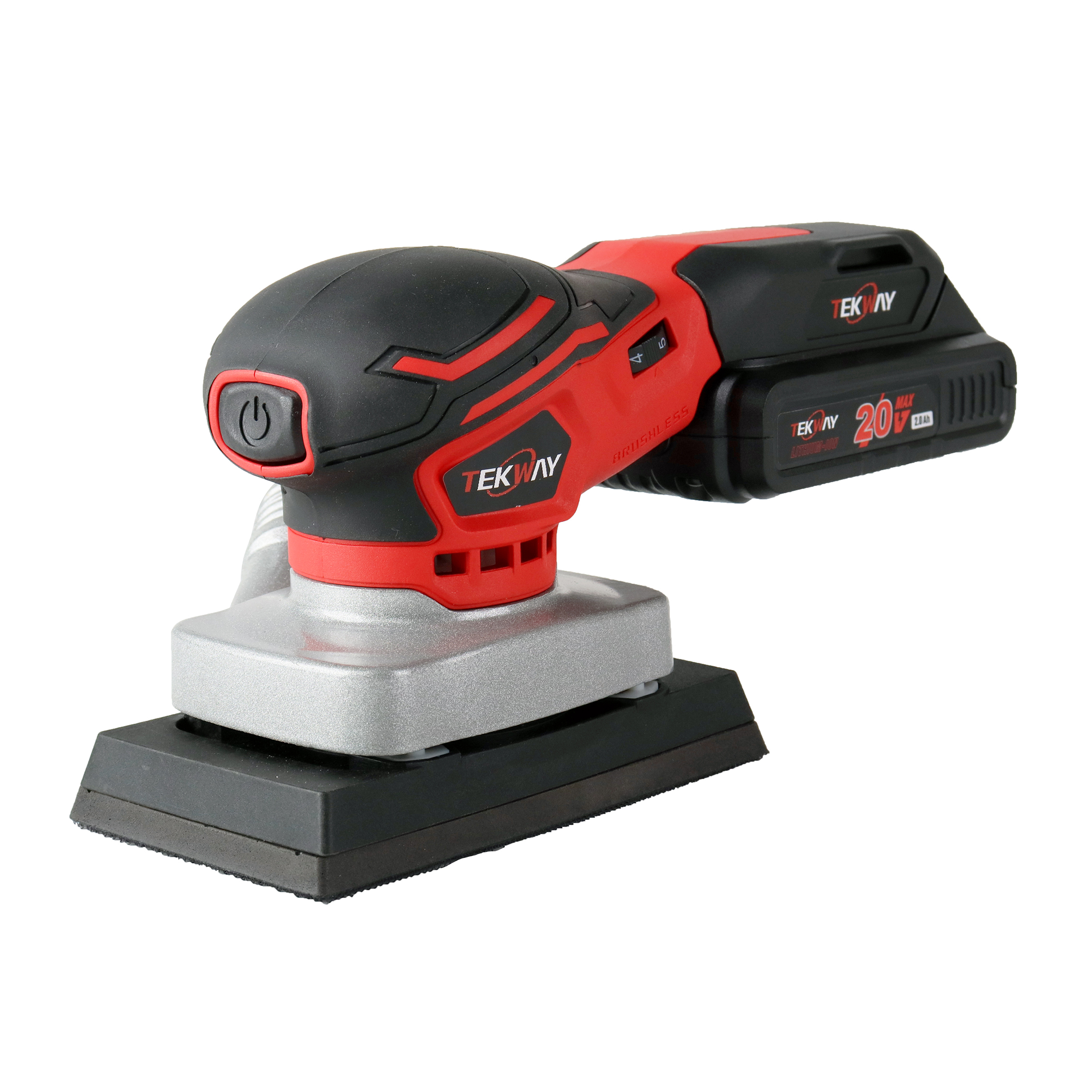 Best TEKWAY 18V Brushless Sheet Orbital Finishing Sander Company - Tekway 8