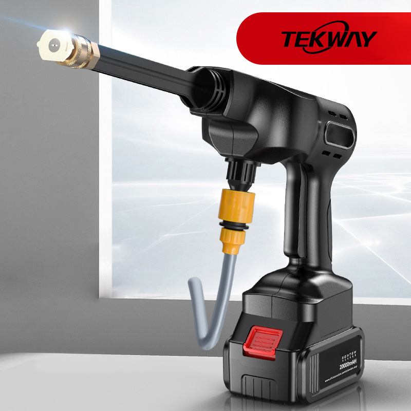 Quality Portable high pressure water gun rechargeable lithium battery water pump cleaning machine Manufacturer | Tekway 8
