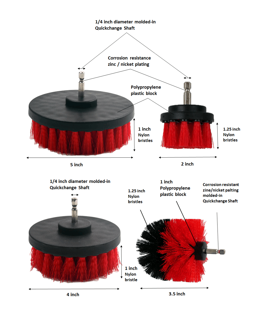 Tekway 21 Piece Detail Brushes for Cleaning Wheels, Interior and Exterior, Conditioning Brushes, Advanced Detail Brushes 10