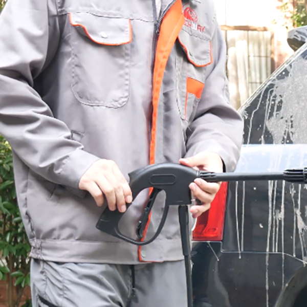 Tekway portable pressure washer with universal wheel 1400W universal motor auto stop system for perfect car floor or gar 7