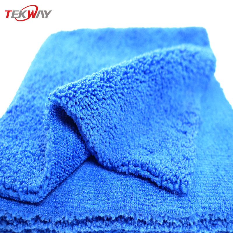 Quality Tekway High and low fluff 400*400 car Cleaning Towel Can be used for car, home cleaning Manufacturer | Tekway 1