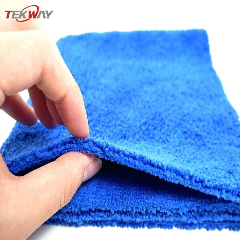 Quality Tekway High and low fluff 400*400 car Cleaning Towel Can be used for car, home cleaning Manufacturer | Tekway
