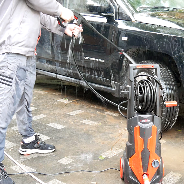 Tekway high pressure washer for car washing machine with 1800W universal motor 80bar pressure for building cleaning 6