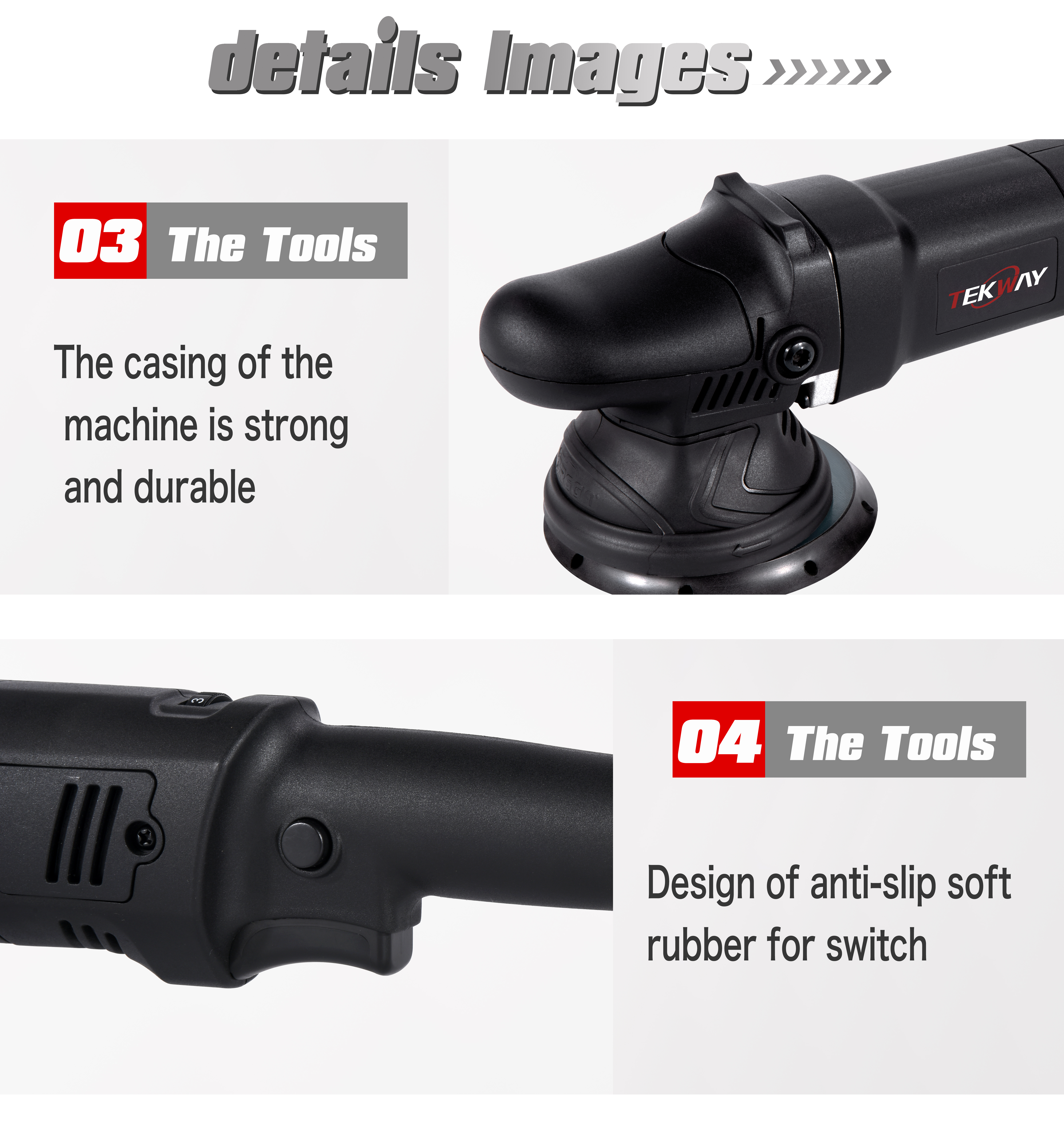 Best Dual Action Polisher 6-Inch, 21mm Long-Throw Orbital Buffer Polisher for Car Detailing, Variable Speed DA Polisher 11