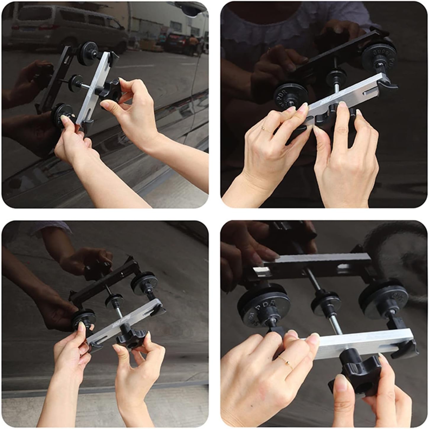 Car Dent Puller Automotive Body Suction Cup Paintless Repair Tools Kit Auto 55pcs Dent Removal Tool Kits For Car 7