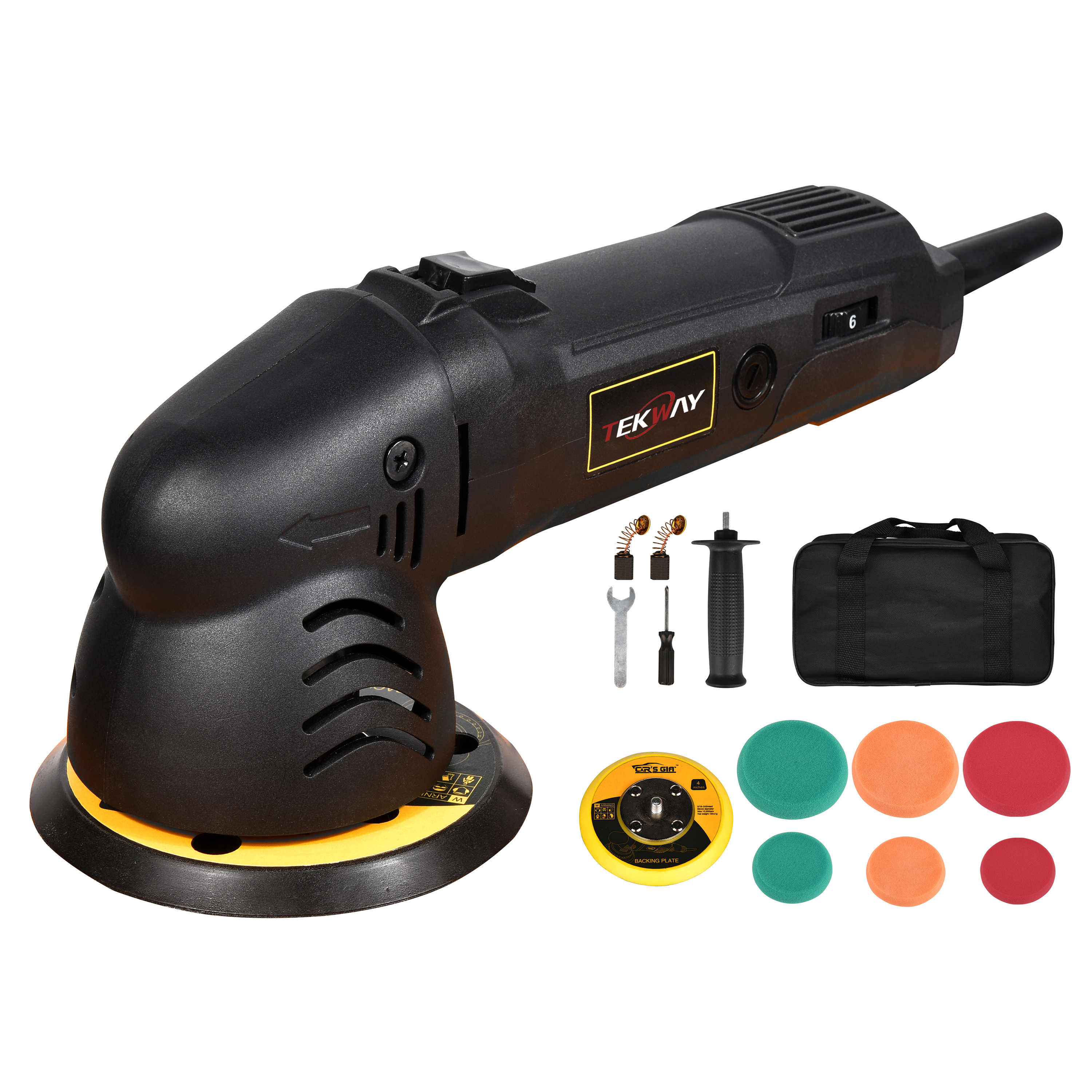 Räätälöity TEKWAY-autonkiillotuskone &amp; Sander 810w Polisher Eccentric Disk valmistajat Kiinasta | Tekway 3