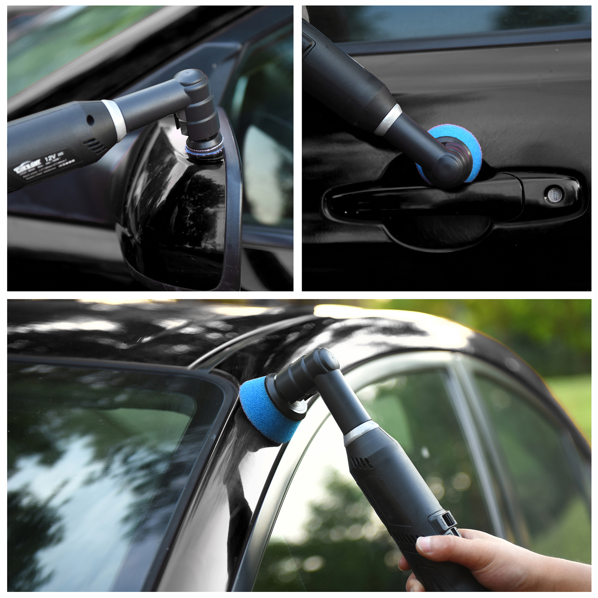 Best Cordless Mini Car Polisher TEKWAY Car Polisher RO/DA Mini Car Polisherwith 5 Variable Speeds 2000-5000RPM - Tekway 4
