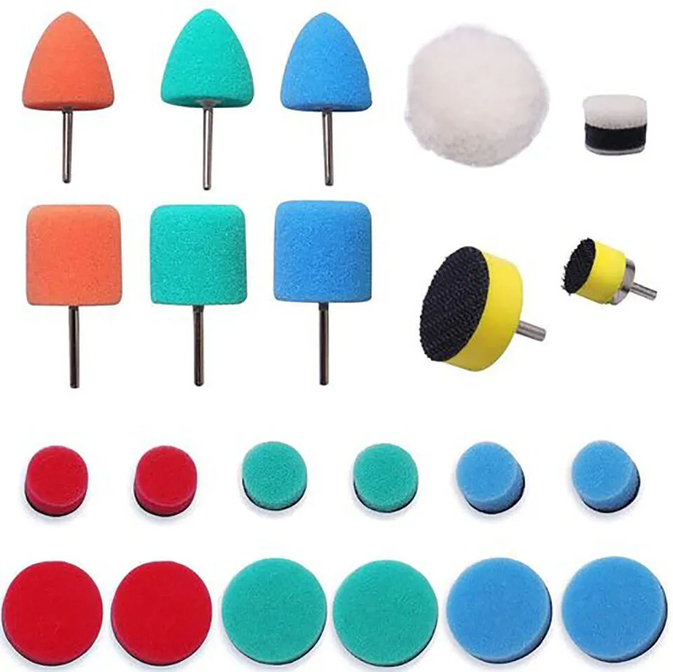 Best Mini Buffing Polishing Pads Tight Area Detailing Polishing Waxing and Sealing Glaze Company - Tekway 1