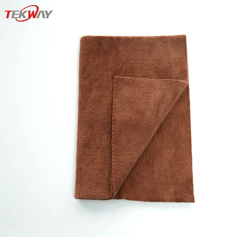 Customized Tekway Weft knitting Super absorbent car cleaning towels Tensile and durable 500gsm From China 1