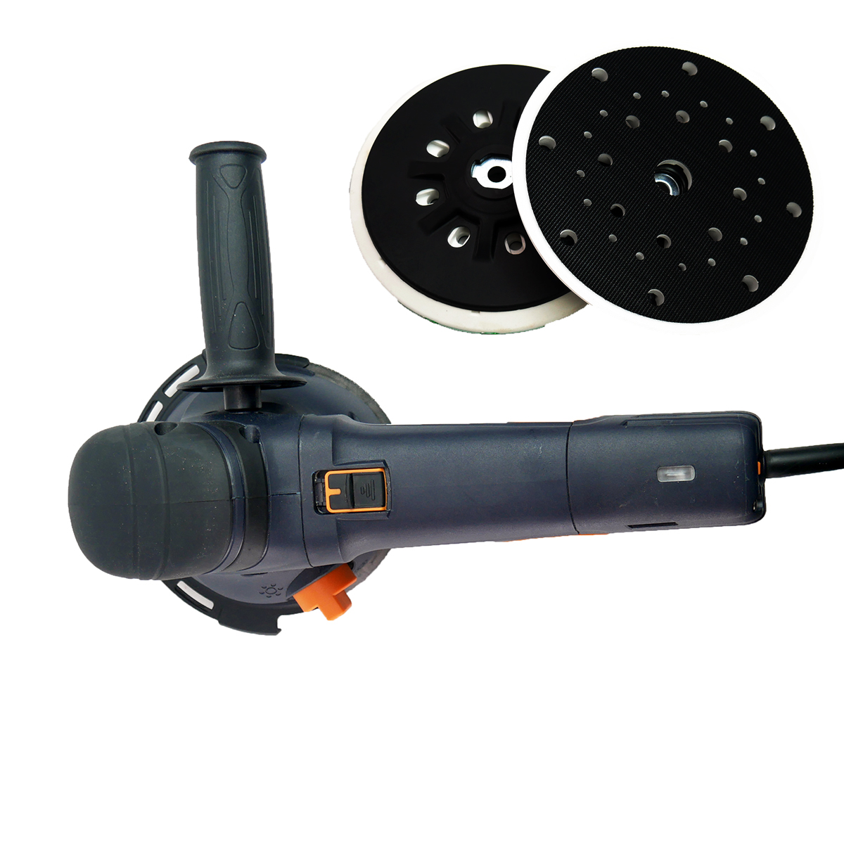 Electric Orbital Sander Polisher with 6 Support Pad, Two Modes for Coarse Grinding and Fine Grinding | Tekway 7
