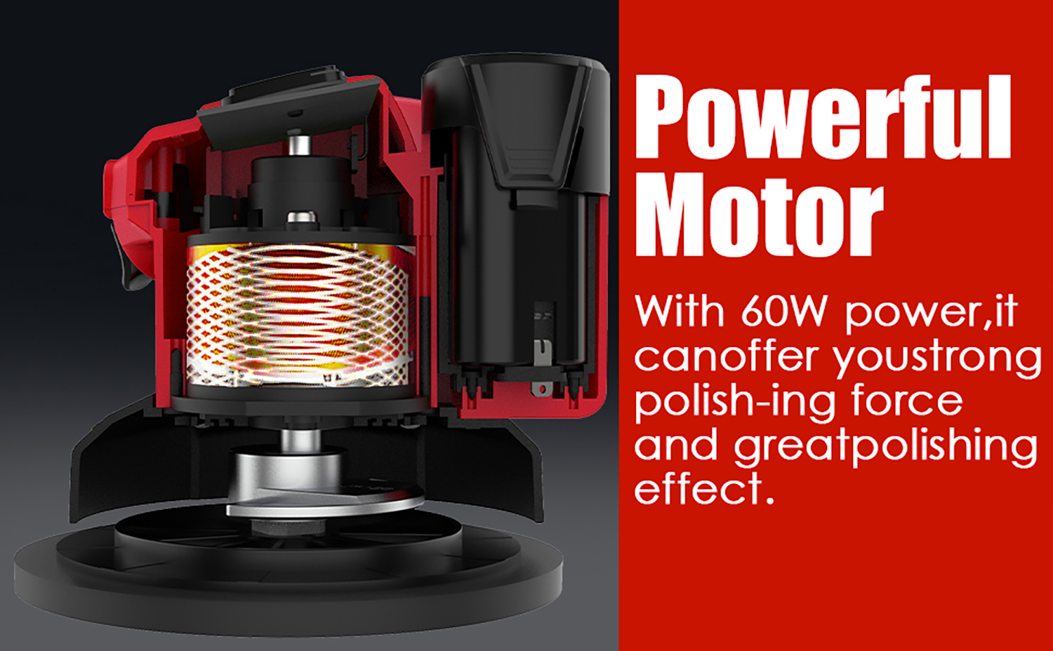 Best Handle type digital display cordless waxing machine 2000mAh lithium electric polishing machine Company - TEKWAY 9