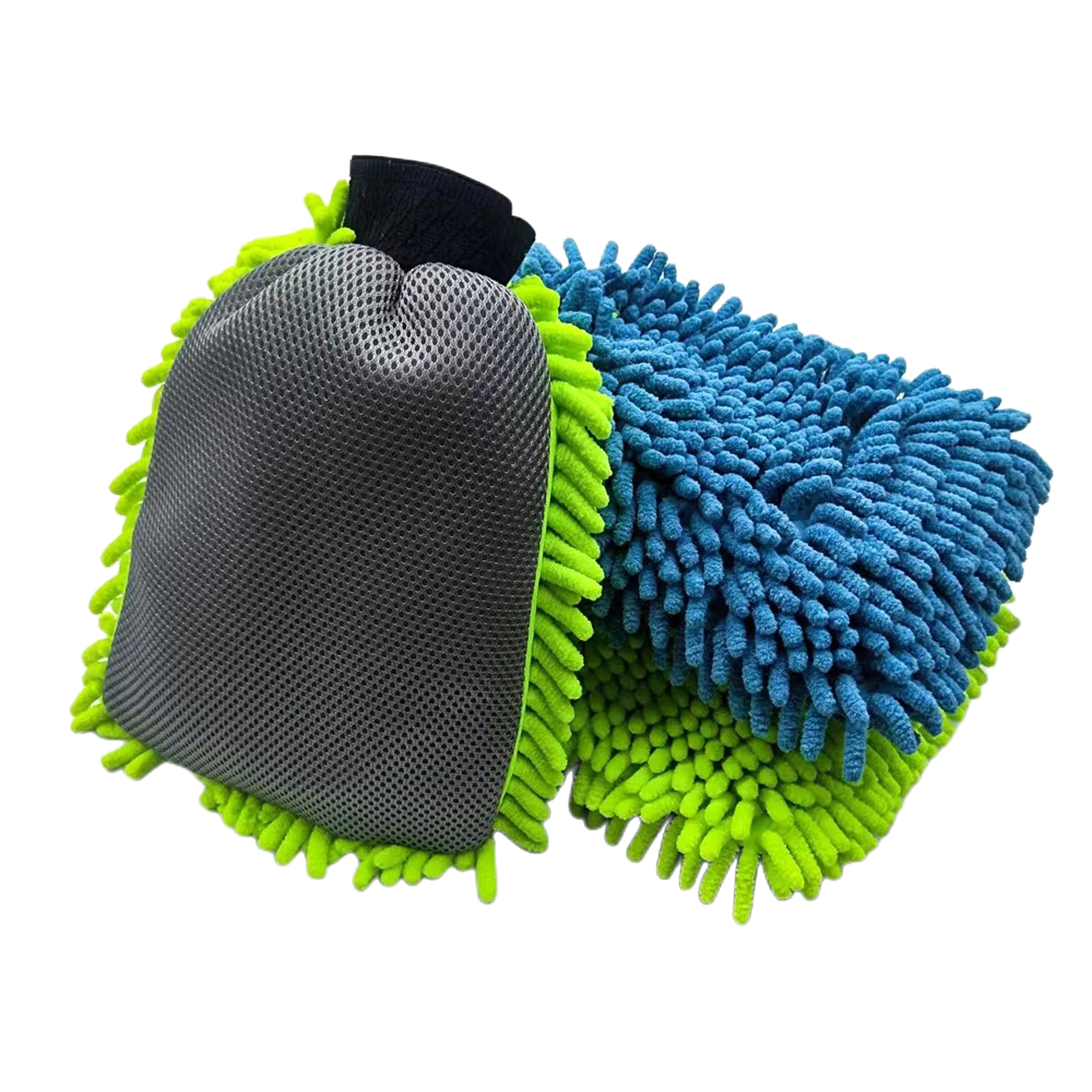 Customized Chenille and Mesh Microfiber Wash Mitt manufacturers From China | Tekway2 2