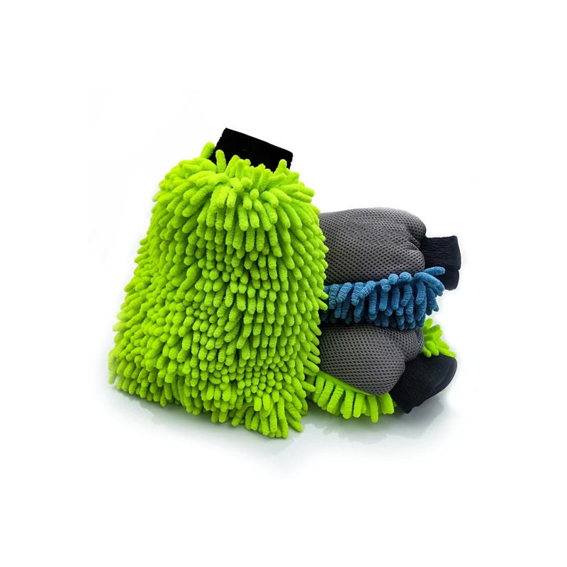 Customized Chenille and Mesh Microfiber Wash Mitt manufacturers From China | Tekway2 4