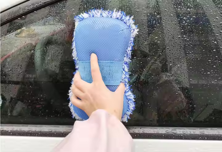 Best Long Fleece And Mesh Car Wash Pad Company - Tekway 2