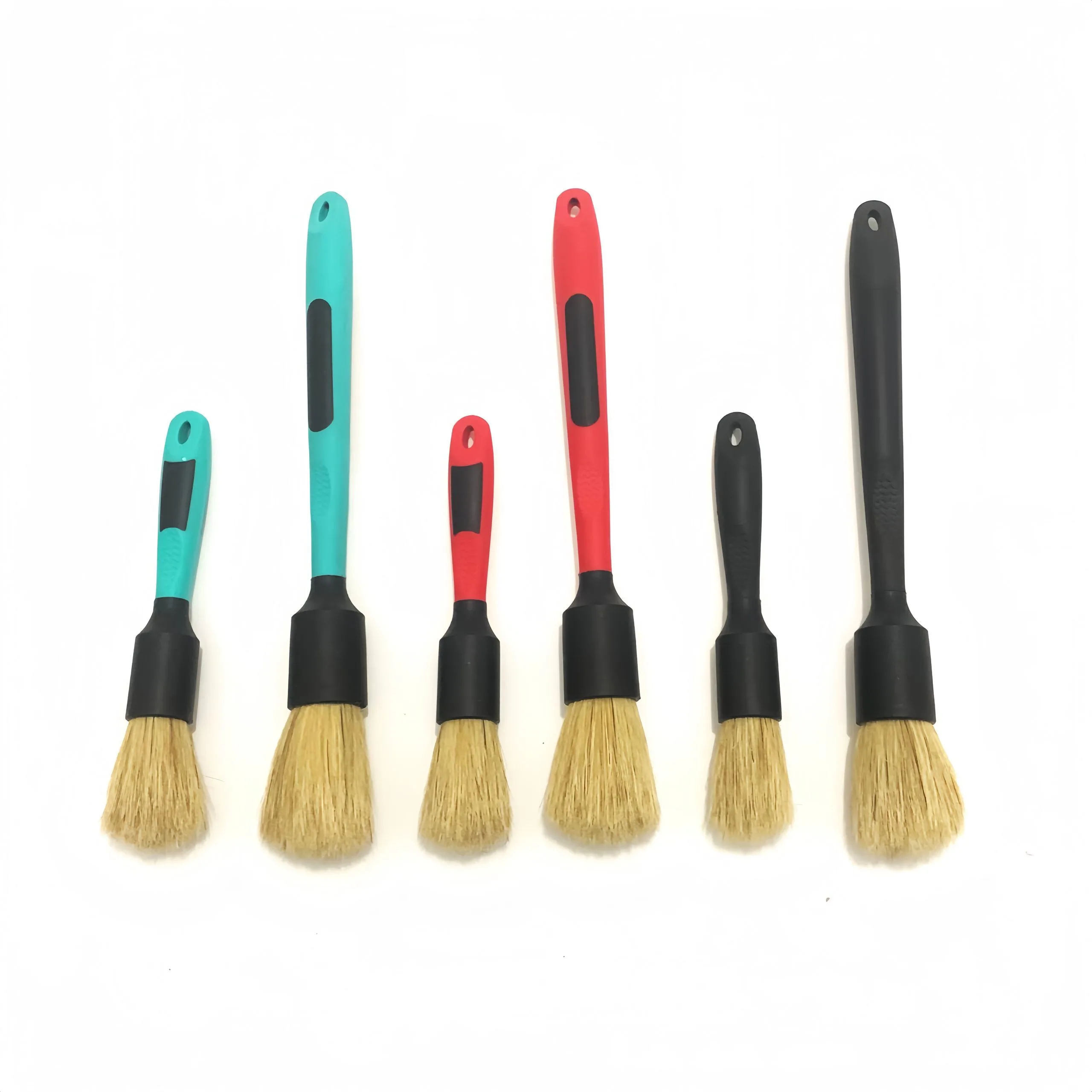 Customized Rubberized Handle Boar Hair Detailing Brush manufacturers From China | Tekway 1