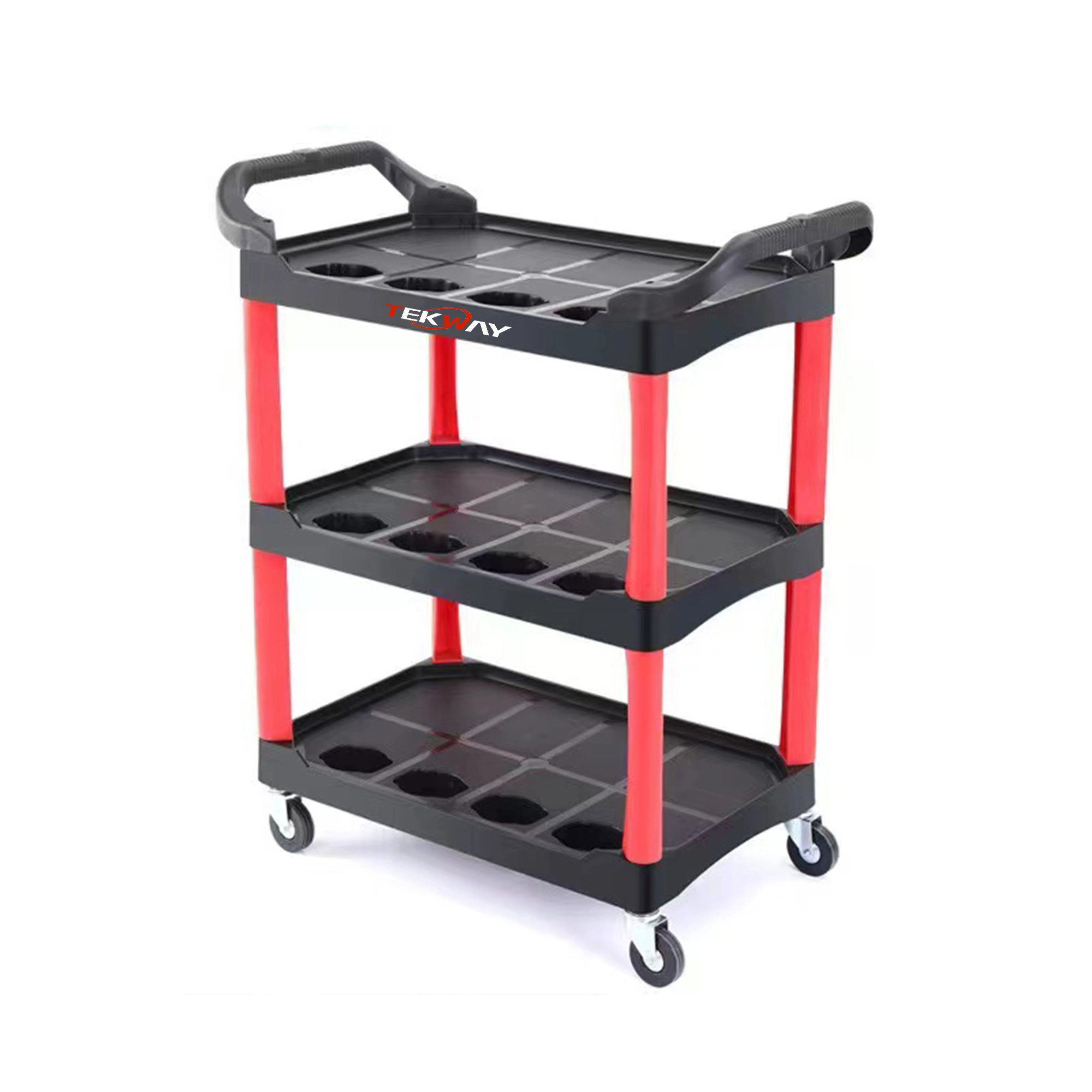 Detalye Cart, 3-Layer Detalye Tools Cart na may Spray Bottles at Detalye Brush Set, Trolley cart | Tekway 1