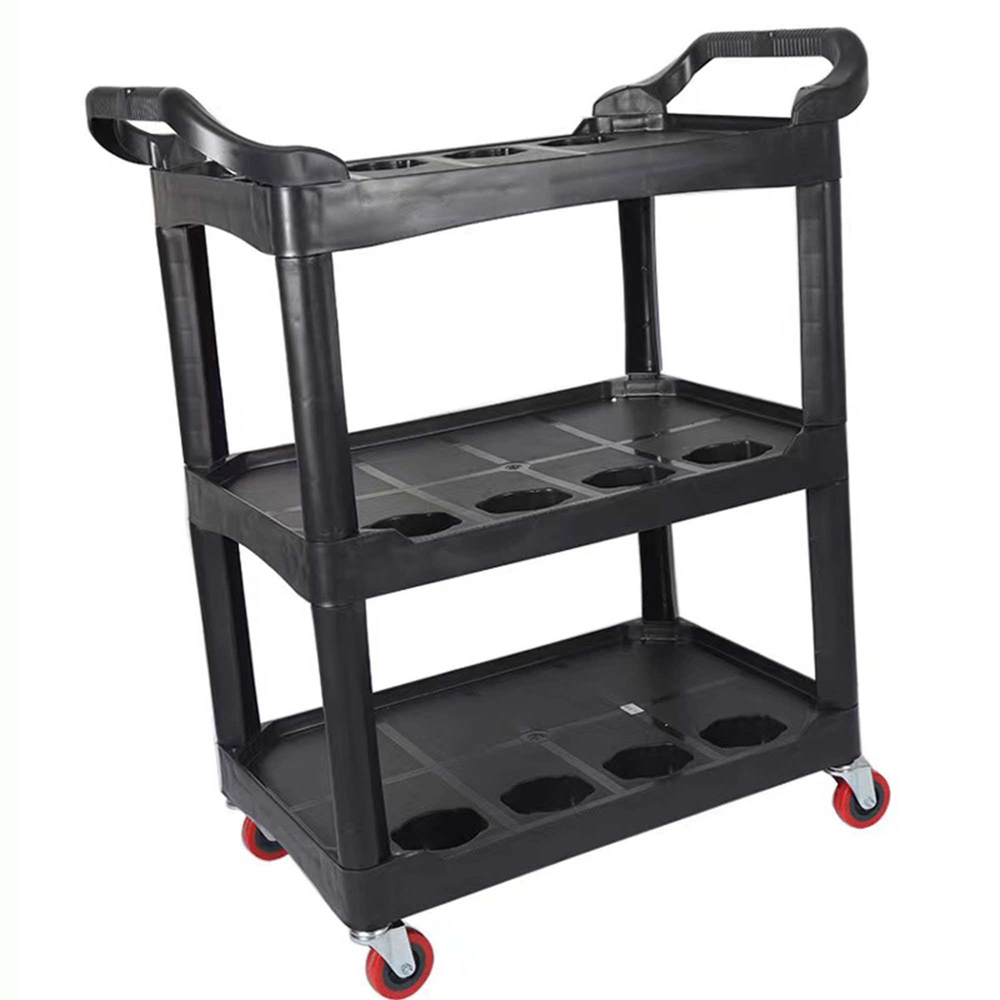 Detailing Cart, 3-Layer Detailing Tools Cart with Spray Bottles and Detailing Brush Set,Trolley cart | Tekway 3