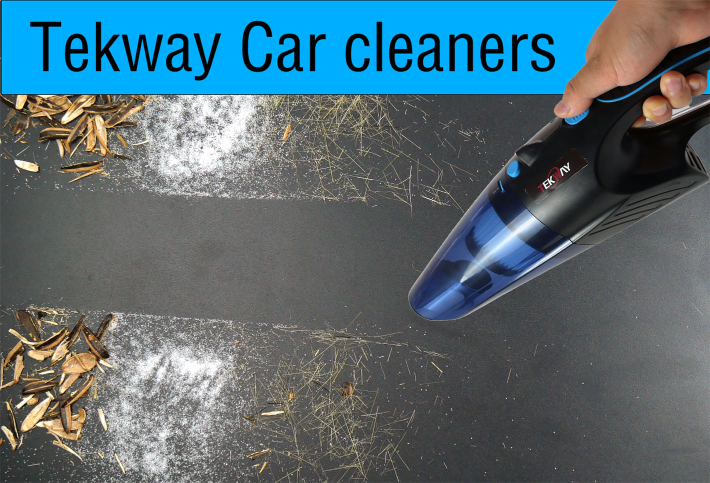 Tekway Car Vacuum Cleaner,12v Small Handheld Vacuum Cordless Portable Mini Lightweight USB Rechargeable Hand Vacuum 8