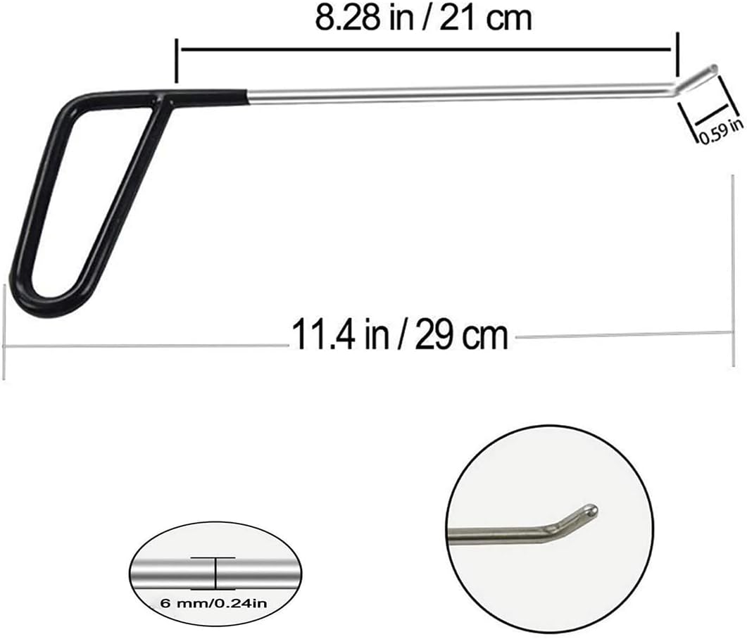 Best Car Dent Repair Rods Kit Stainless Steel Tools for Car Auto Body Dents Hail Damage Removal Set Company - Tekway 7