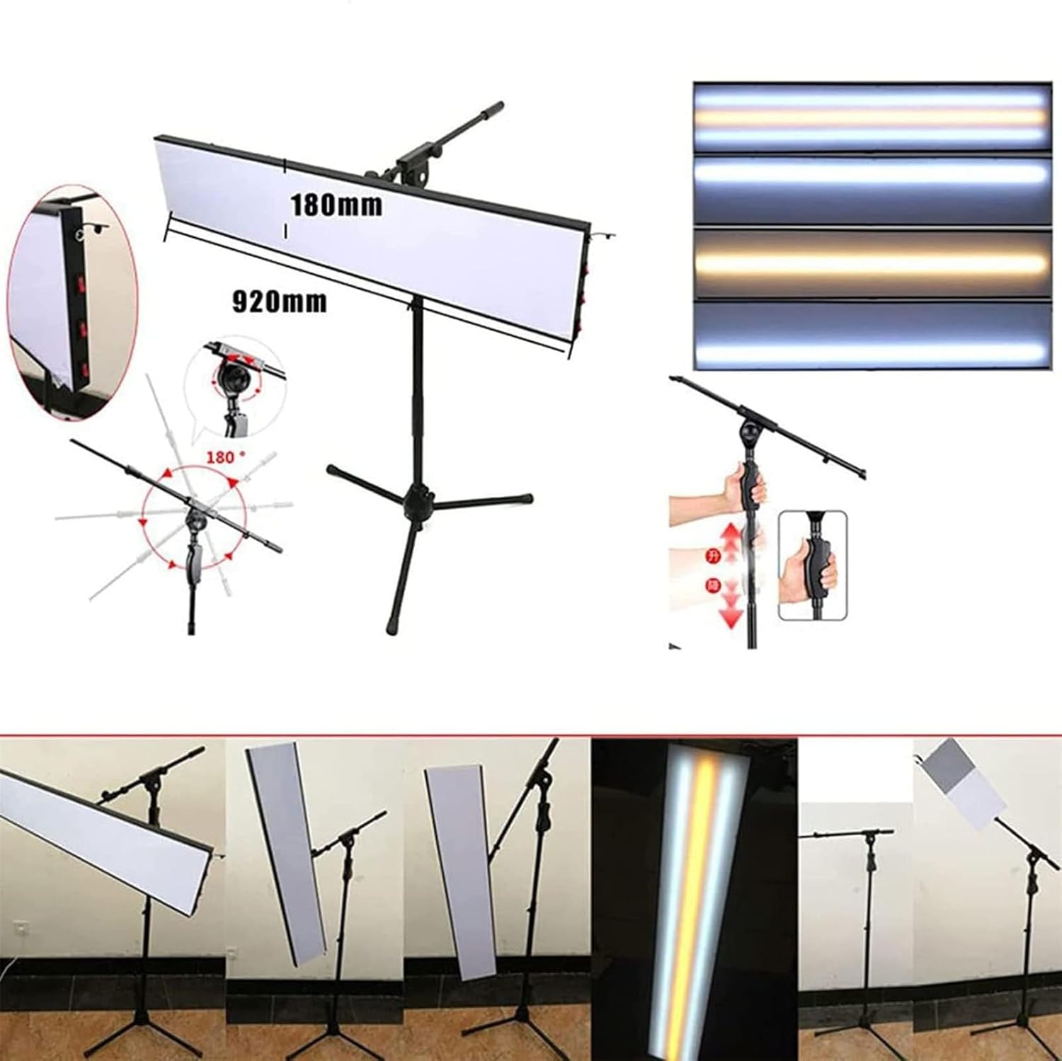 Quality Car Paintless Dent Repair Tools PDR Light, Dent Reflector Lamp,Led Leveling Light for Bump Repair 8