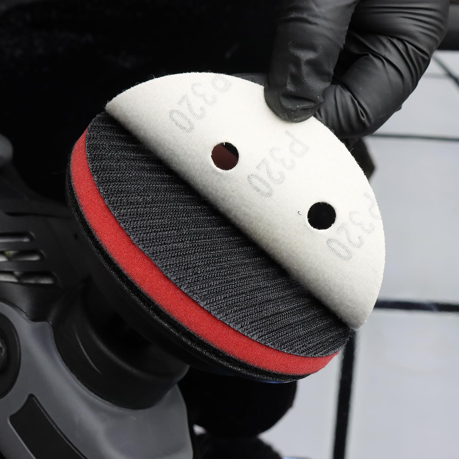 Tekway 6(150mm) Backing Pad Hook and Loop Backing Plate 5/16-24 Thread DA Air Random Orbital Sander/Polisher Backing 5