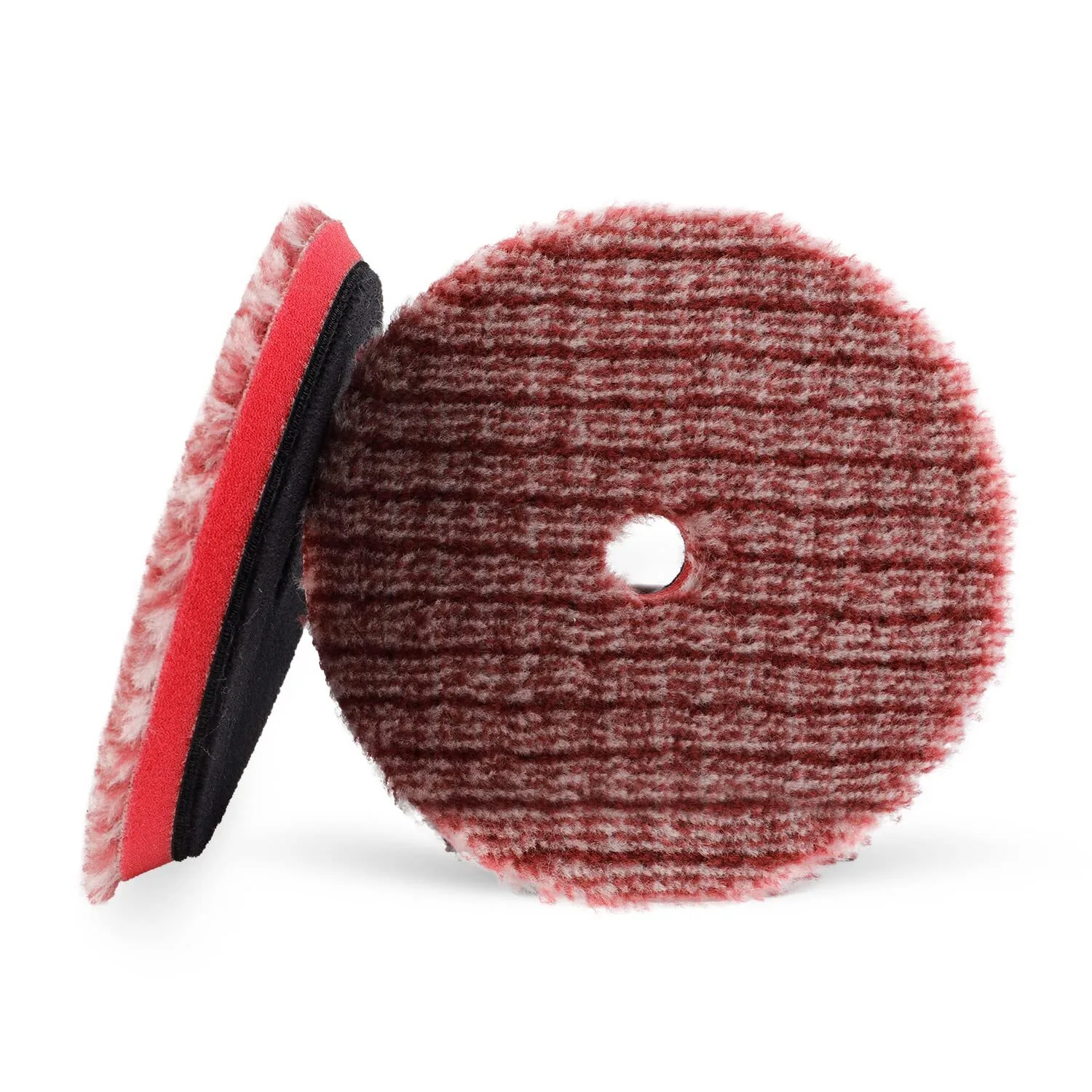 Wool Polishing Pads,, Short Hair Wool Buffing and Polishing Pad Set, Wool Buffing Wheel for Heavy Cut Company 1
