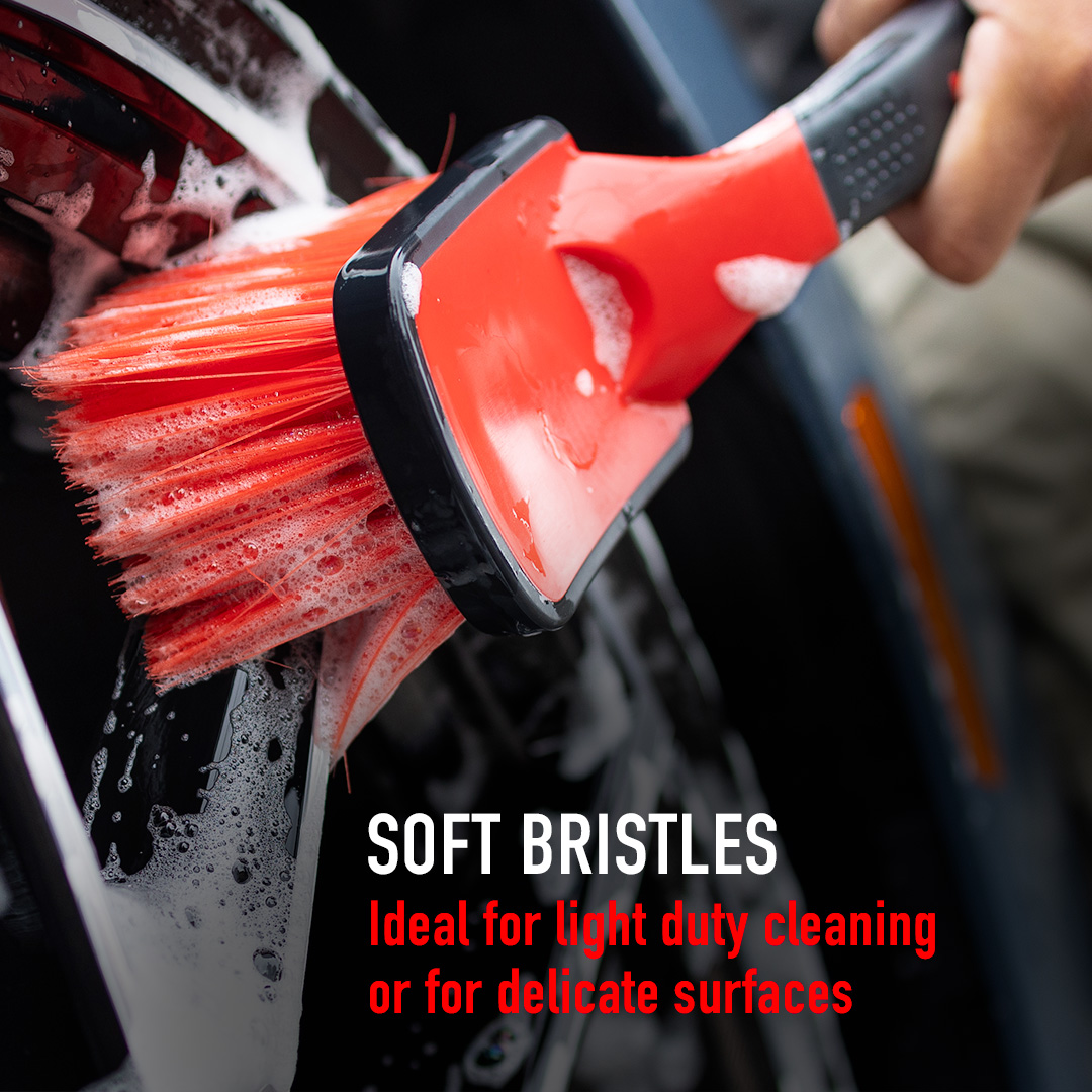Customized Soft Grip Light Duty Rim Cleaning Brush na may Medium Handle na mga tagagawa Mula sa China | Tekway 2