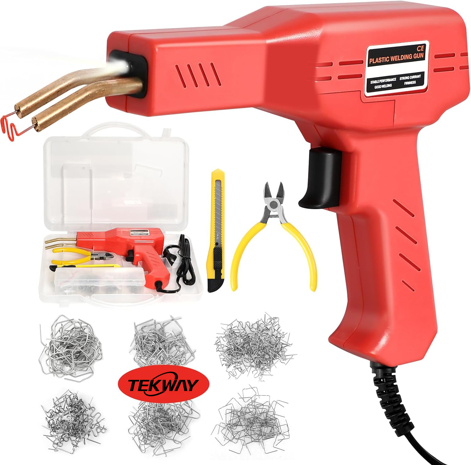 Quality Plastic Welder Kit Hot Stapler Welding Machine Car Bumper Repair Kit Manufacturer | Tekway 1