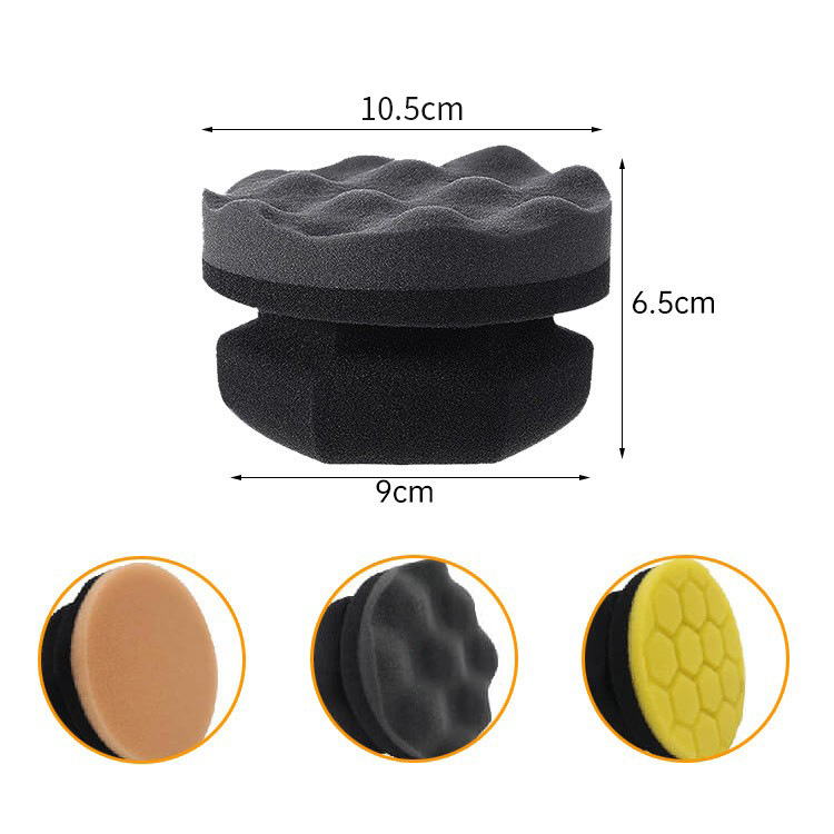 Quality Soft Auto Car Sponge Polishing Pad Waxing Buffing Pads 8cm Manufacturer | Tekway 6