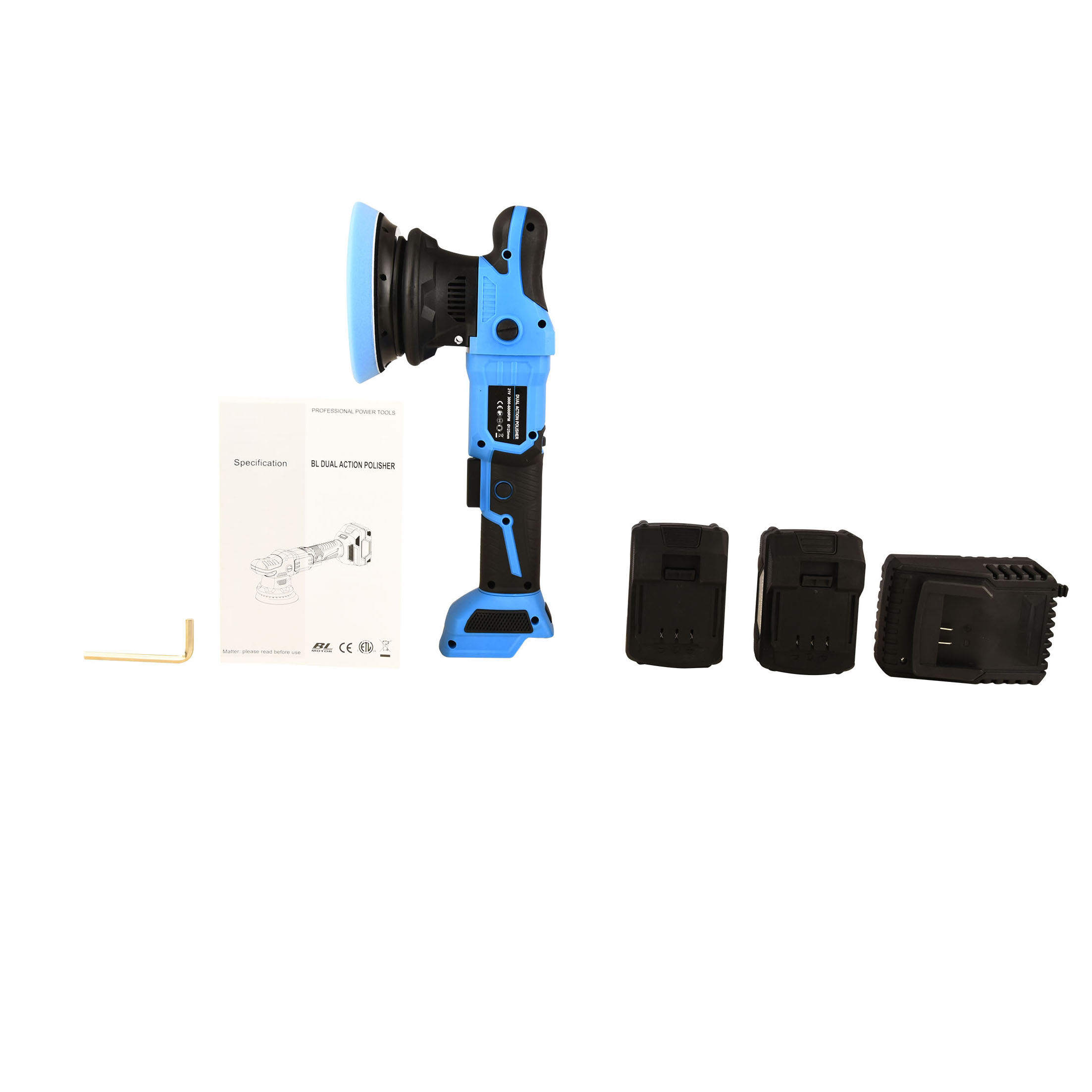 Customized TEKWAY 18V Car Polisher, 15mm Orbit 2000-4800 OPM Portable Buffer Polisher manufacturers From China | Tekway 3