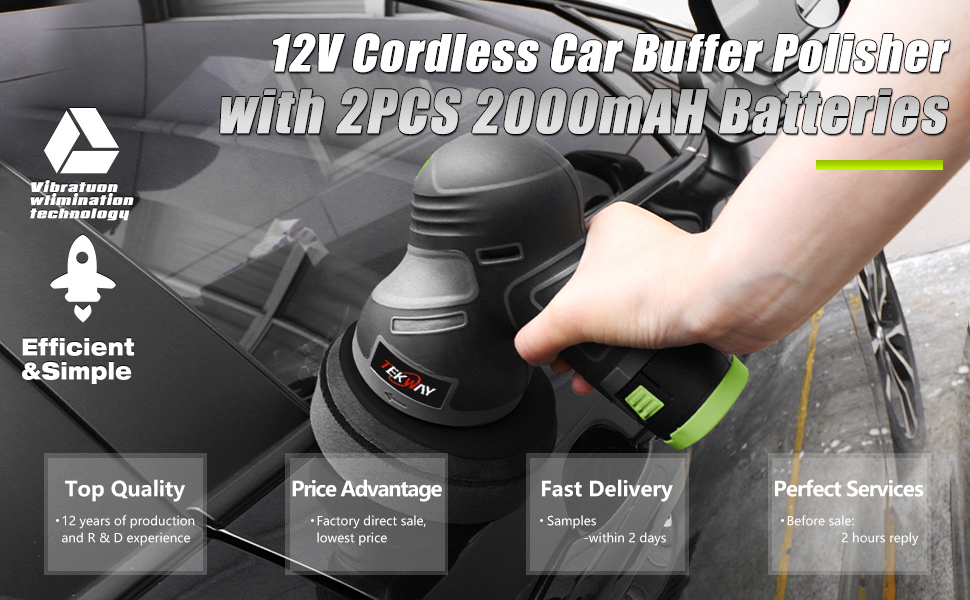 Melhor kit de máquina de polimento de cera para carro sem fio, polidor para detalhamento de carro 2024NEW Perfect Company - Tekway 5