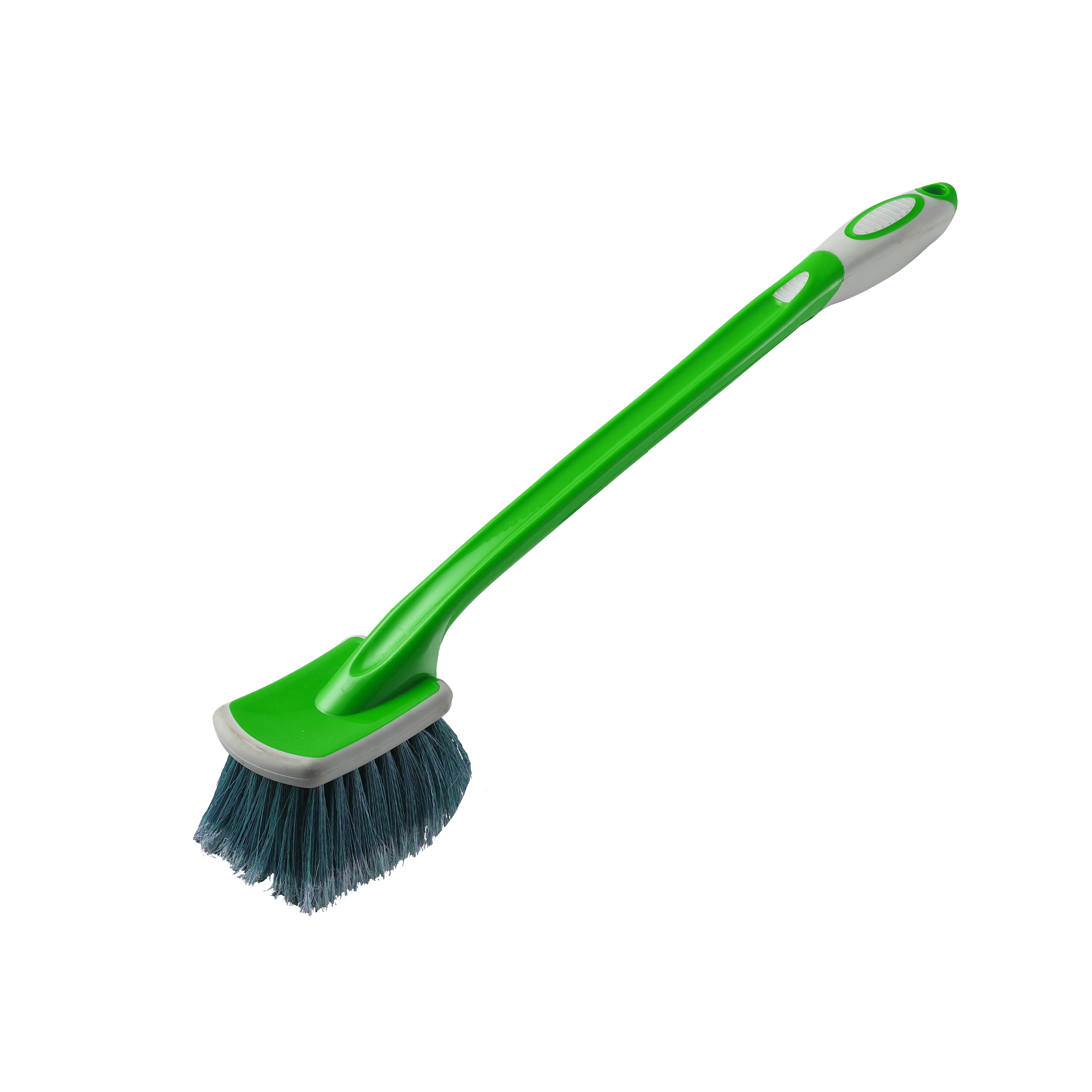 Nylon Tire Brush, Stiff Bristle Wheel Cleaning Tool, Car Floormat Scrub Brushes, Long Handled Detail Brush for Auto Deta 1