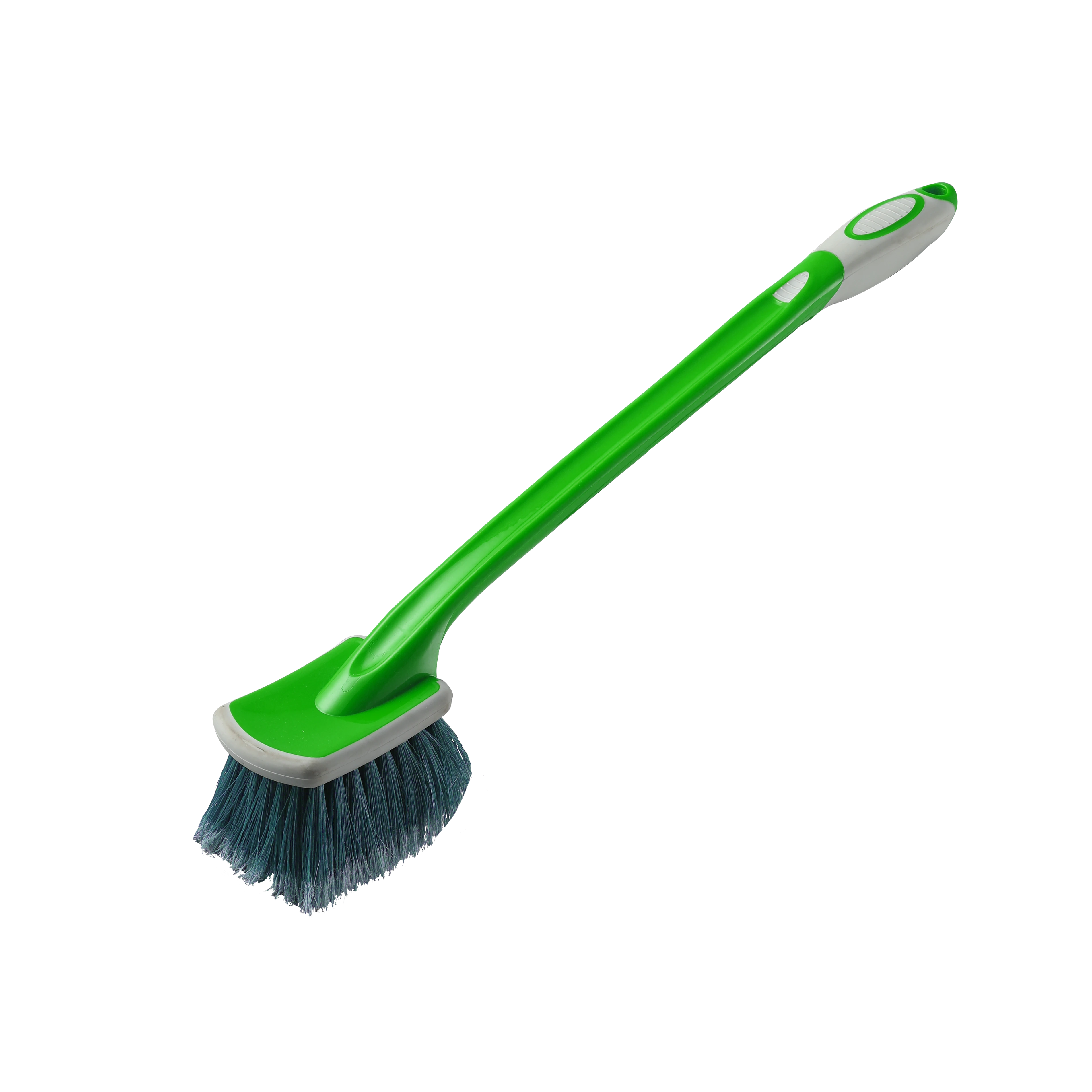 Nylon Tire Brush, Stiff Bristle Wheel Cleaning Tool, Car Floormat Scrub Brushes, Long Handled Detail Brush for Auto Deta 1