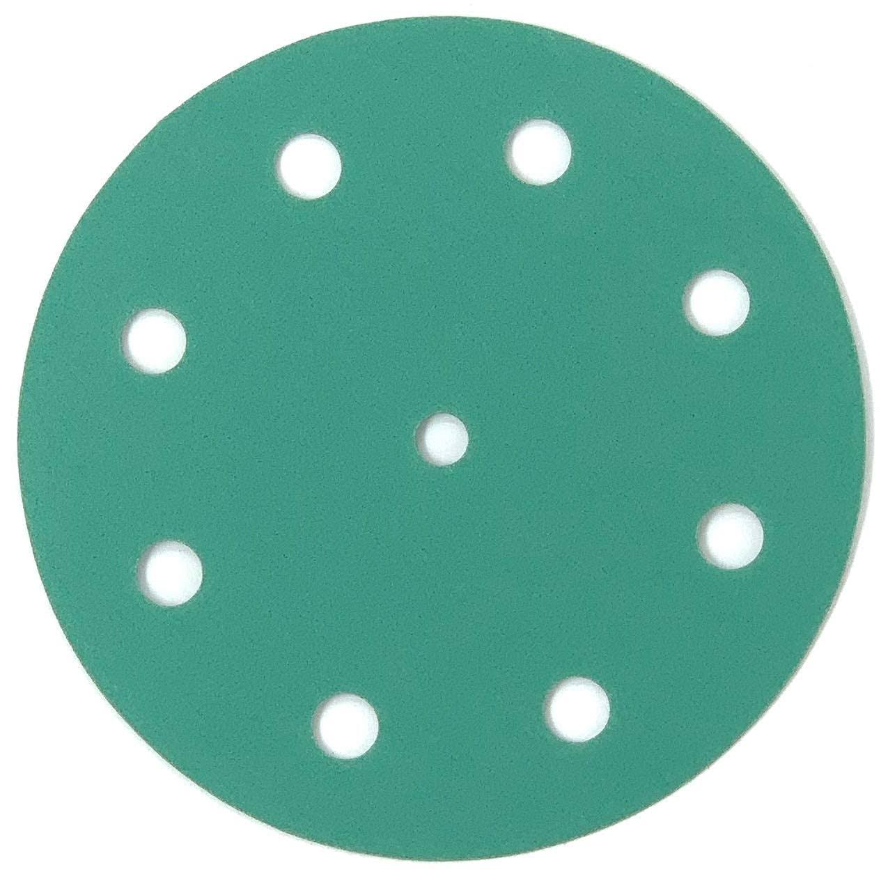 Best green sandpaper Film backed, hook and loop random orbital sandpaper round sandpaper | Tekway Company 7