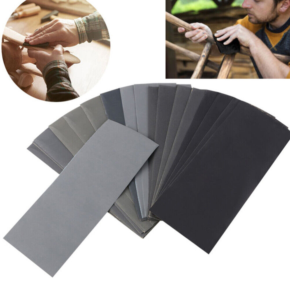 TEKWAY 9 x 3.6 Silicon Carbide Dry Wet Sanding Sheet, for Wood Furniture, Metal Sanding, Automotive Polishing | Tekway 7