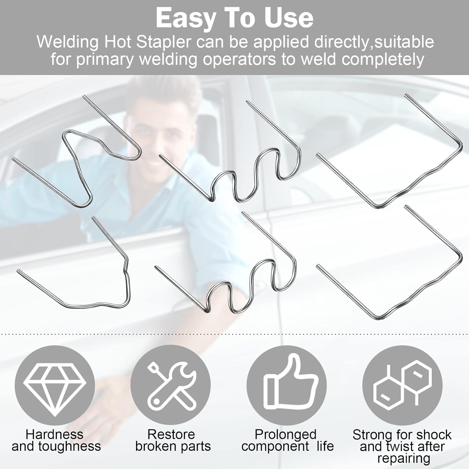 Quality Car bumper welding repair book machine plastic welding nails welding nails Manufacturer | Tekway 7